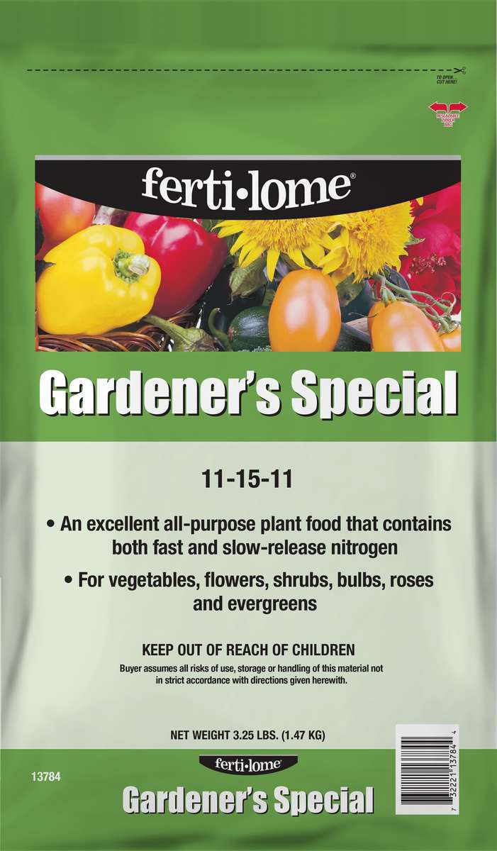 Picture of Fertilome 413784 3.25 lbs 11-15-11 Gardeners Special Plant Food - CA MP12