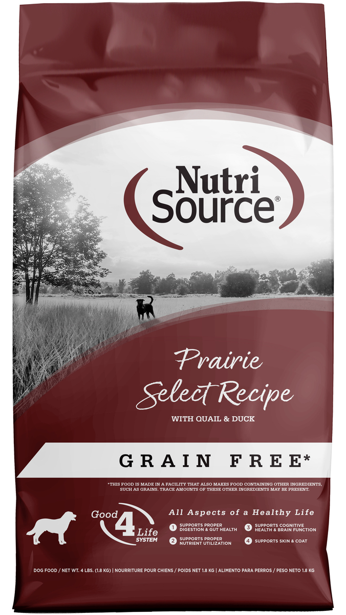 Picture of Nutri Source 125147 4 lbs Grain Free Prairies Select Dog Food - MP8