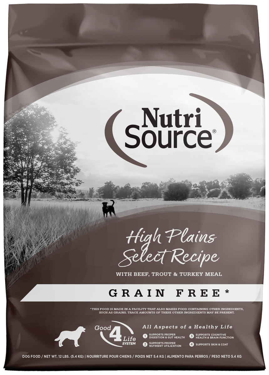 Picture of Nutri Source 125120 12 lbs Grain Free High Plains Select Dog Food - MP80
