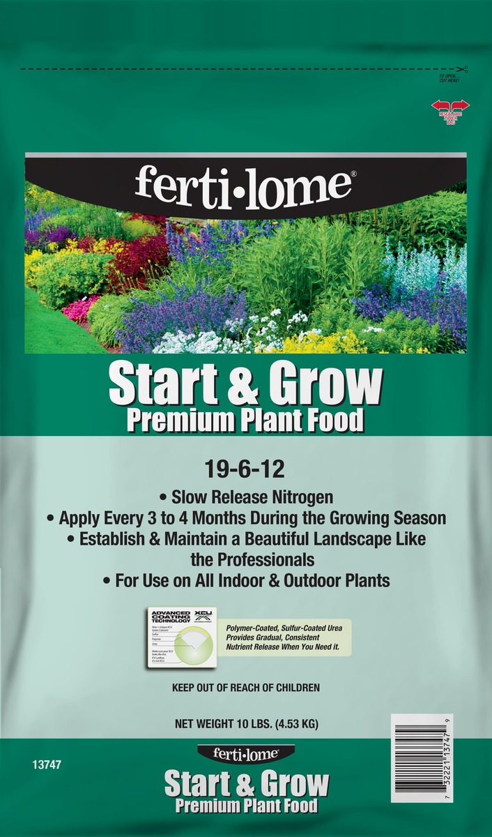 Picture of Fertilome 413747 10 lbs 16-6-12 Start & Grow Premium Plant Food - CA MP4