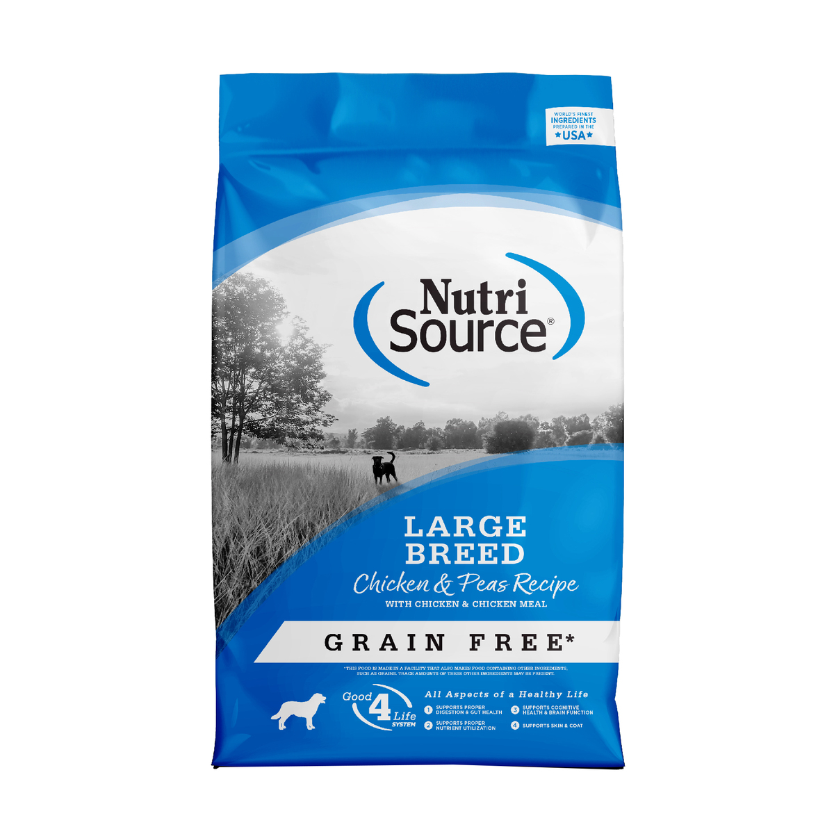 Picture of Nutri Source 125127 12 lbs Grain Free Small Bites Chicken & Pea Dog Food - MP80