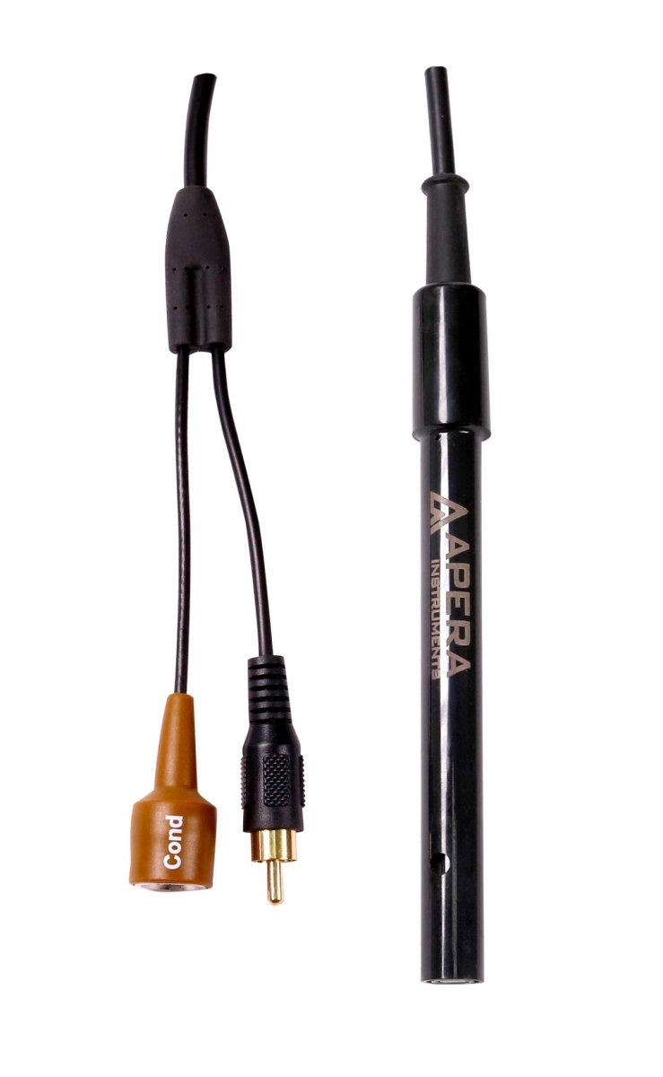 Picture of Apera Instruments 2310T-F 12 x 145 mm BNC & RCA Connector Conductivity Electrode with 3 ft. Cable