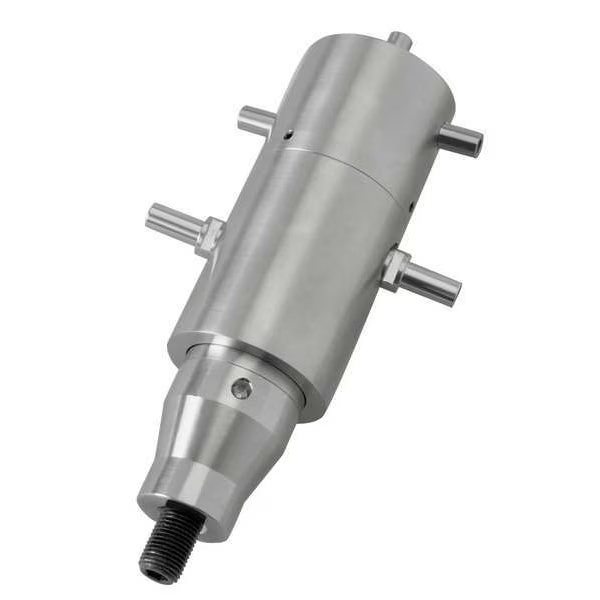 100-146-171 3.87 in. Stainless Steel Continuous Flow Attachment, Silver
