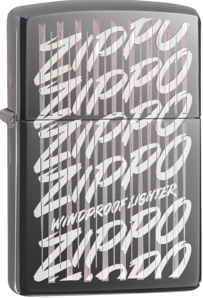 ZIP-29631 2019 Ice Designed Lighter, Black