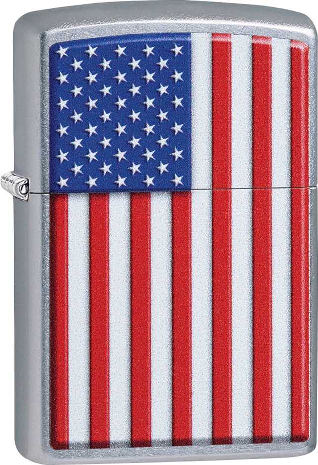 2019 Flag Color Image Street Chrome Lighter