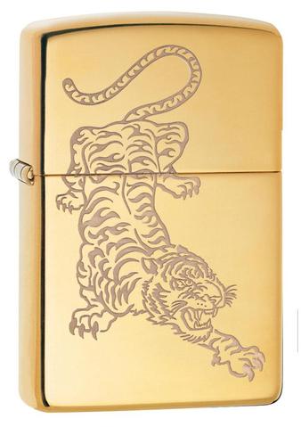 2019 Golden Tiger High Polish Brass Lustre Lighter