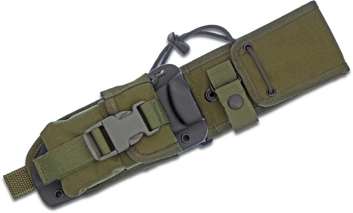 Picture of Esee Knives ESE-ESEE-6-MBSP-OD 2019 OD Molded Sheath & OD Molle Back Pouch - Green