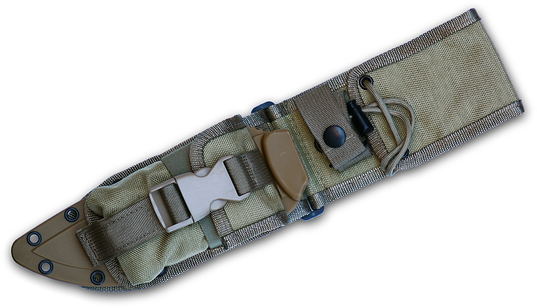 Picture of Esee Knives ESE-ESEE-6-MBSP-K 2019 Molded Sheath & Molle Back Pouch - Khaki Coyote Brown