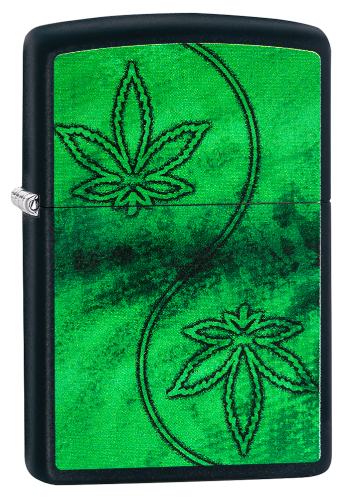 ZIP-218CI405920 2019 Leaf Lighter - Black & Green Matte