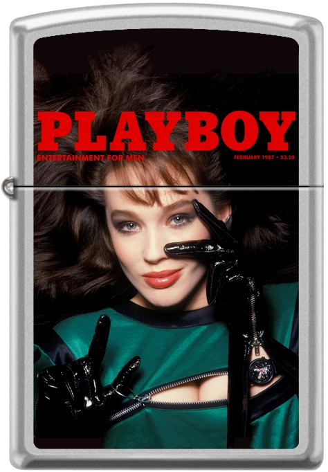ZIP-207CI017357 2019 Playboy February 1987 Cover Windproof Lighter