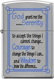 ZIP-207CI400426 2019 Serenity Prayer Old 24355 Lighter