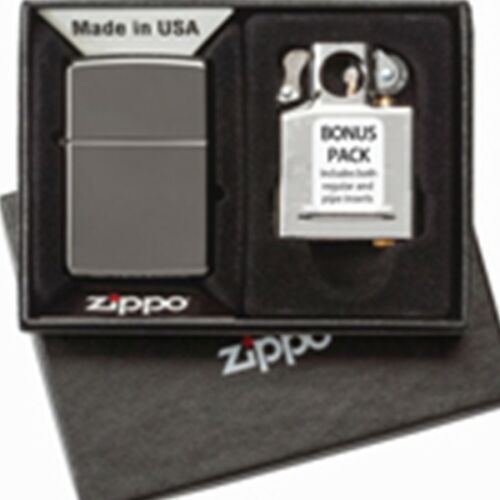 ZIP-29789 2019 Pipe Lighter Gift Set - Black Ice
