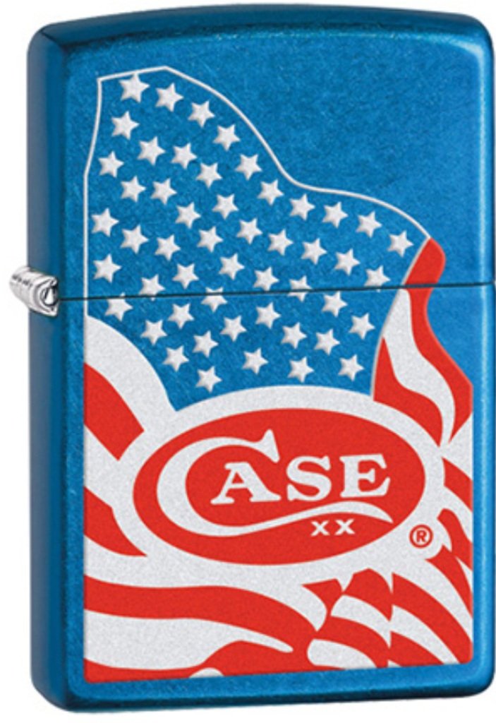 Picture of Case Cutlery CAS-52443 2018 Zippo Lighter - USA Flag