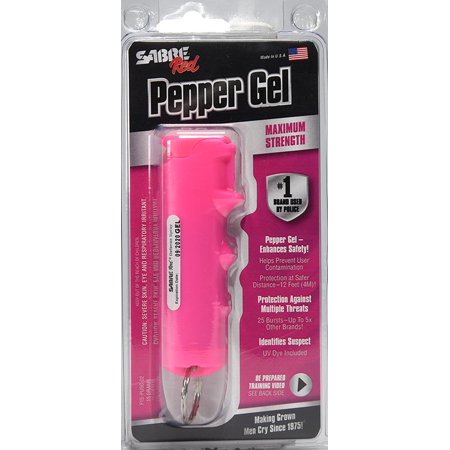 2018 Sabre Flip Top Hard Pepper Gel, Pink - Small