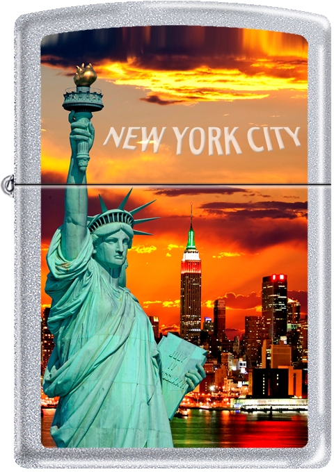 ZIP-207CI002891 2019 205 New York City Statue Lib Sunrise Lighter