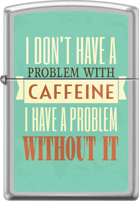 ZIP-207CI018423 2019 Satin Caffeine Poster Lighter - Chrome