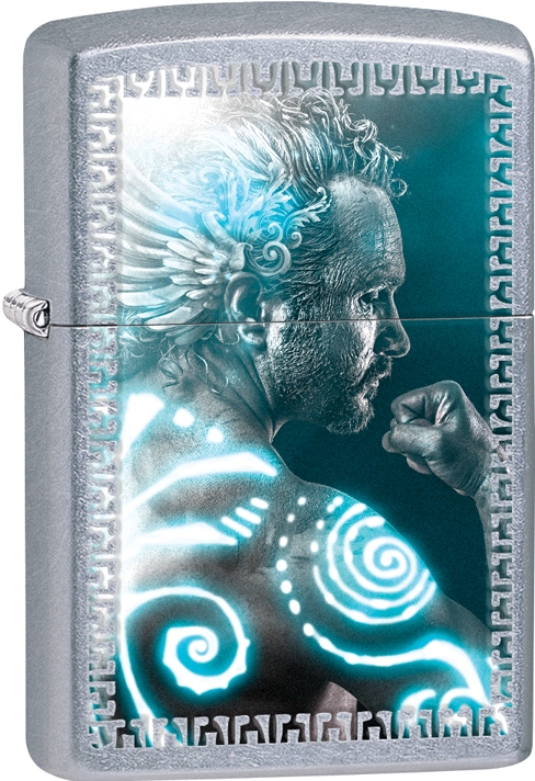 ZIP-28878 2015N Mythical Man Lighter - Street Chrome