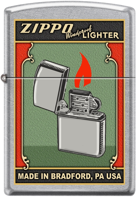 ZIP-207CI403617 2019 Green Poster Lighter - Street Chrome