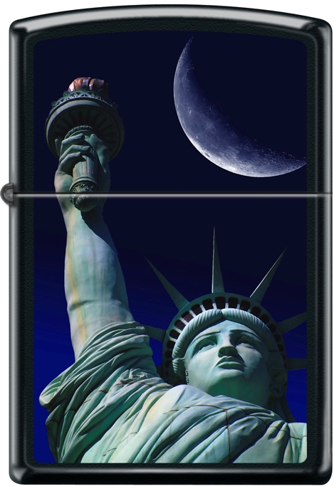 ZIP-218CI017840 2019 Liberty at Night Lighter - Black Matte