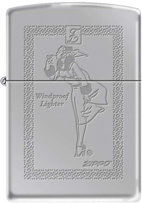 ZIP-250MP225744 2019 Lady Windproof Rope Lighter - High Polish Chrome -  Zippo Manufacturing