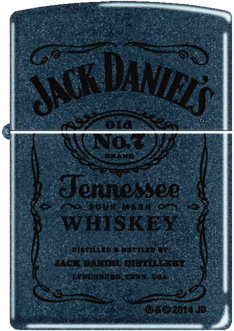 ZIP-218CI011512 2019 Jack DanIels Lighter - Black Matte
