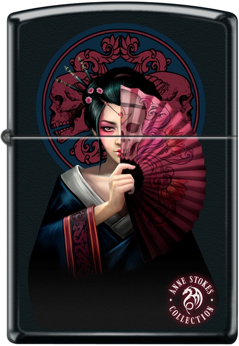 ZIP-218CI400576 2019 Anne Stokes Fann Lighter - Black Matte