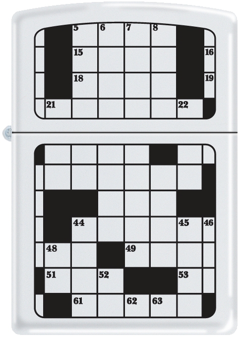 ZIP-214CI012323 2019 214 Crossword Puzzle Lighter