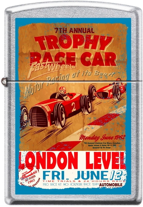 ZIP-207CI401251 2019 Trophy Race Car Lighter - Street Chrome