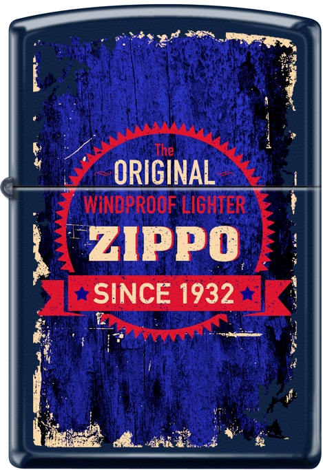 ZIP-239CI016571 2019 Grunge Seal Lighter - Blue Matte