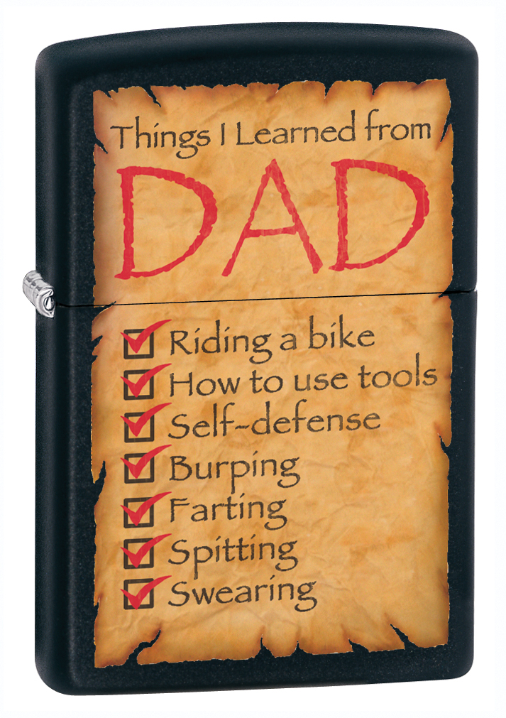 ZIP-218CI009289 2019 Dad Things Learned 28372 Lighter