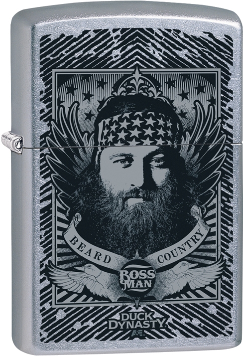 ZIP-207CI016950 2017 Duck Dynasty Ross Man Beard Country Lighter