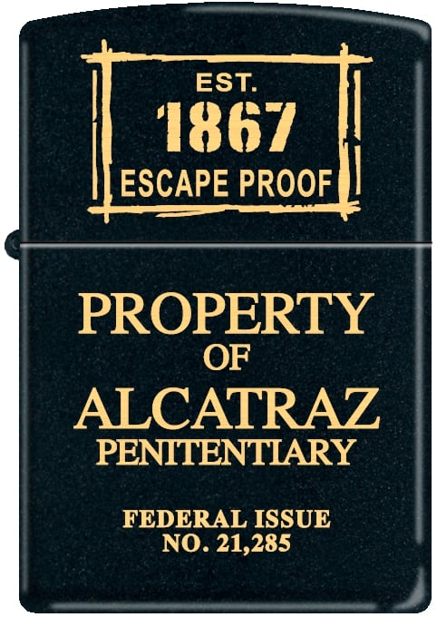 2019 1867 Property of Alcatraz Penitentiary Federal Issue Lighter