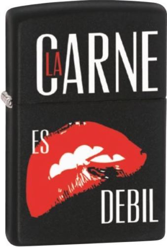 ZIP-218CI010057 2019 La Carne Es Debil Lighter - Black Matte