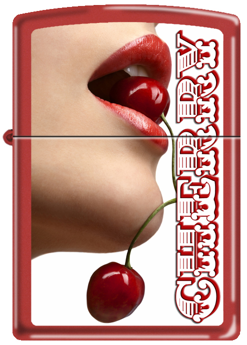 ZIP-233CI006116 2019 233 Cherry Lips Lighter - Red Matte