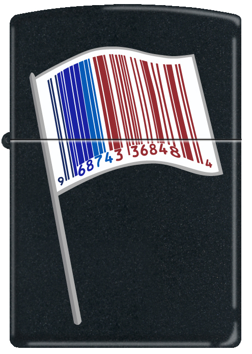 ZIP-218CI006309 2019 218 Identity Flag Lighter - Black Matte