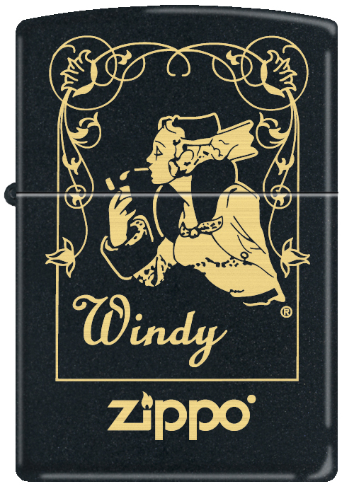 ZIP-218MP324619 2019 218 Windy Window Lighter - Black Matte