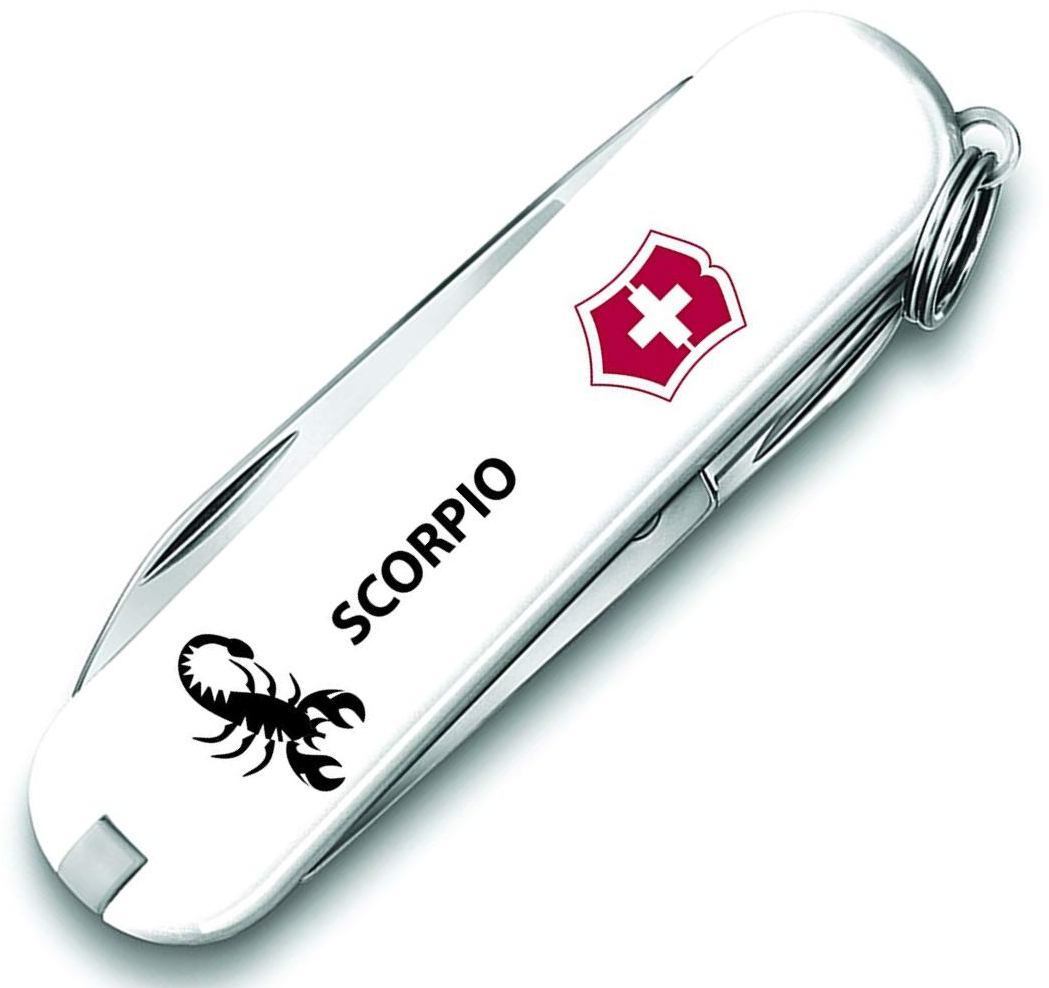 Swiss Army Brands VIC-55085.SCO 2019 Victorinox Classic SD Zodiac Scorpio Pocket Knife -  Swiss Arms