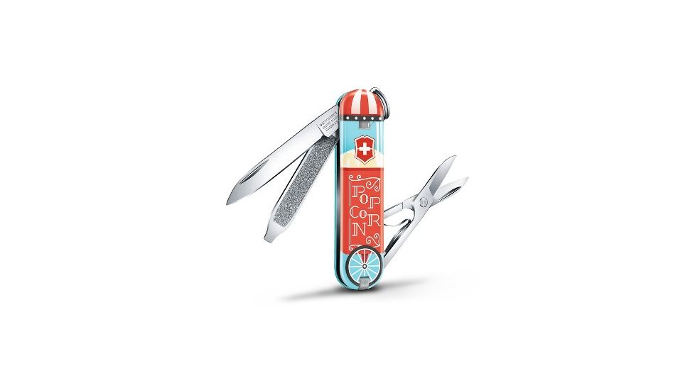 Swiss Army Brands VIC-0.6223.L1910US2 2019N Victorinox Let it Pop 2019 Classic Limited Edition Pocket Knife -  Swiss Arms