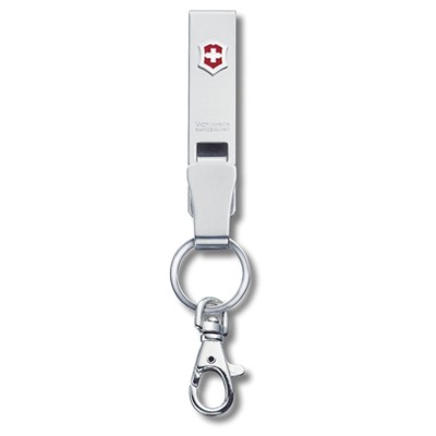 Picture of Swiss Army Brands VIC-33548 2019 Victorinox Stainless Steel Belt Hanger Key Fob