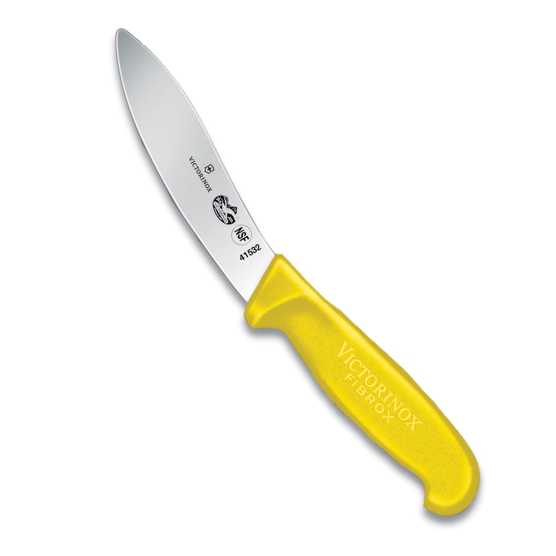 Swiss Army Brands VIC-41532 2019 Victorinox Fibrox Pro HACCP Lamb Skinning Knife, Yellow - 5 in. Blade -  Swiss Arms