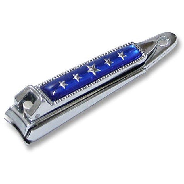 2019 Nail Clipper with Five Stars, Green - Large - 12 Piece