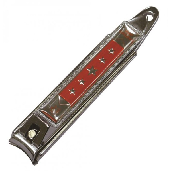 2019 Nail Clipper with Five Stars, Red - Large - 12 Piece