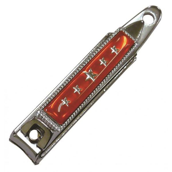 2019 Nail Clipper with Five Stars, Red - Small - 12 Piece