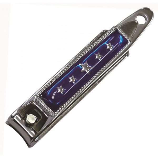 2019 Nail Clipper with Five Stars, Blue - Small - 12 Piece