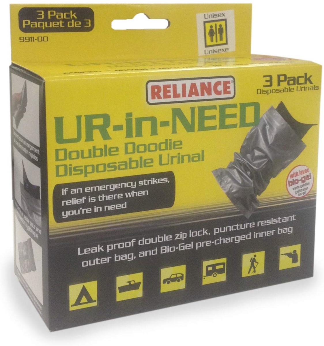 2016 Reliance UR-in-Need Disposable 3 Urinals