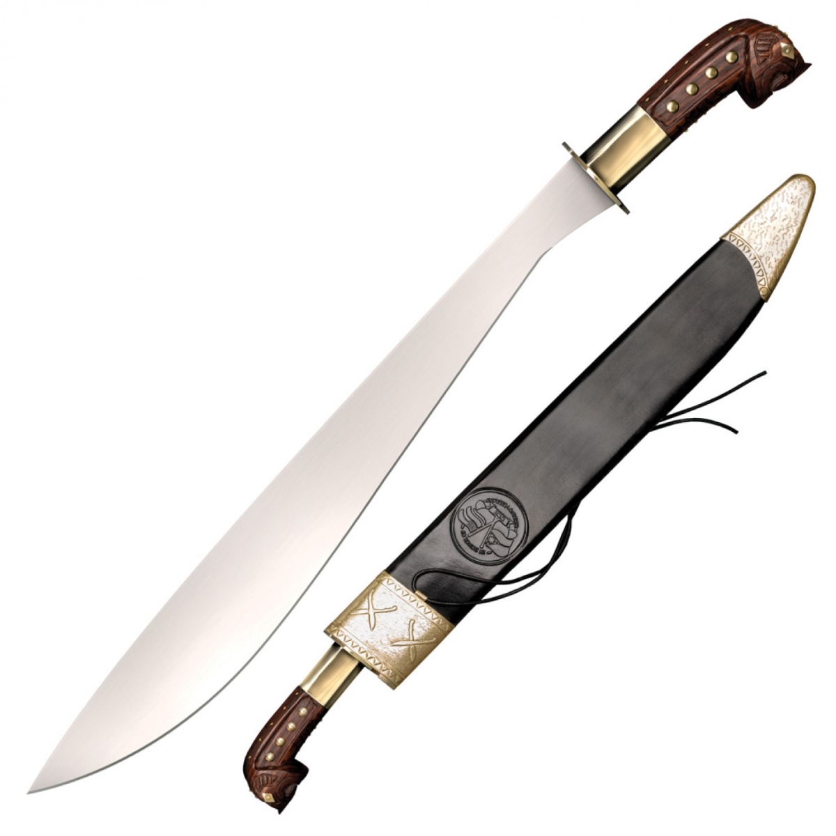 Picture of Cold Steel CLD-88CT 2019N Filipino Memorial Bolo Sword with 1055 Carbon Steel - 6 in. Rosewood Handles