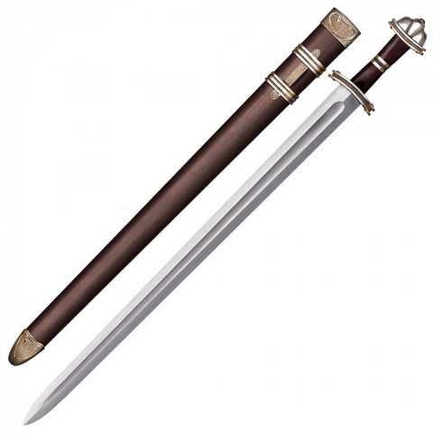 Picture of Cold Steel CLD-88HVB 2019N Damascus Viking Sword with Damascus Steel - 7 in. Handles