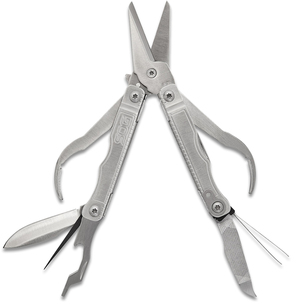 Picture of Sog Specialty Knives SOG-23-32-01-41 2019N Snippet Blister Multi Tool Scissors File Knife