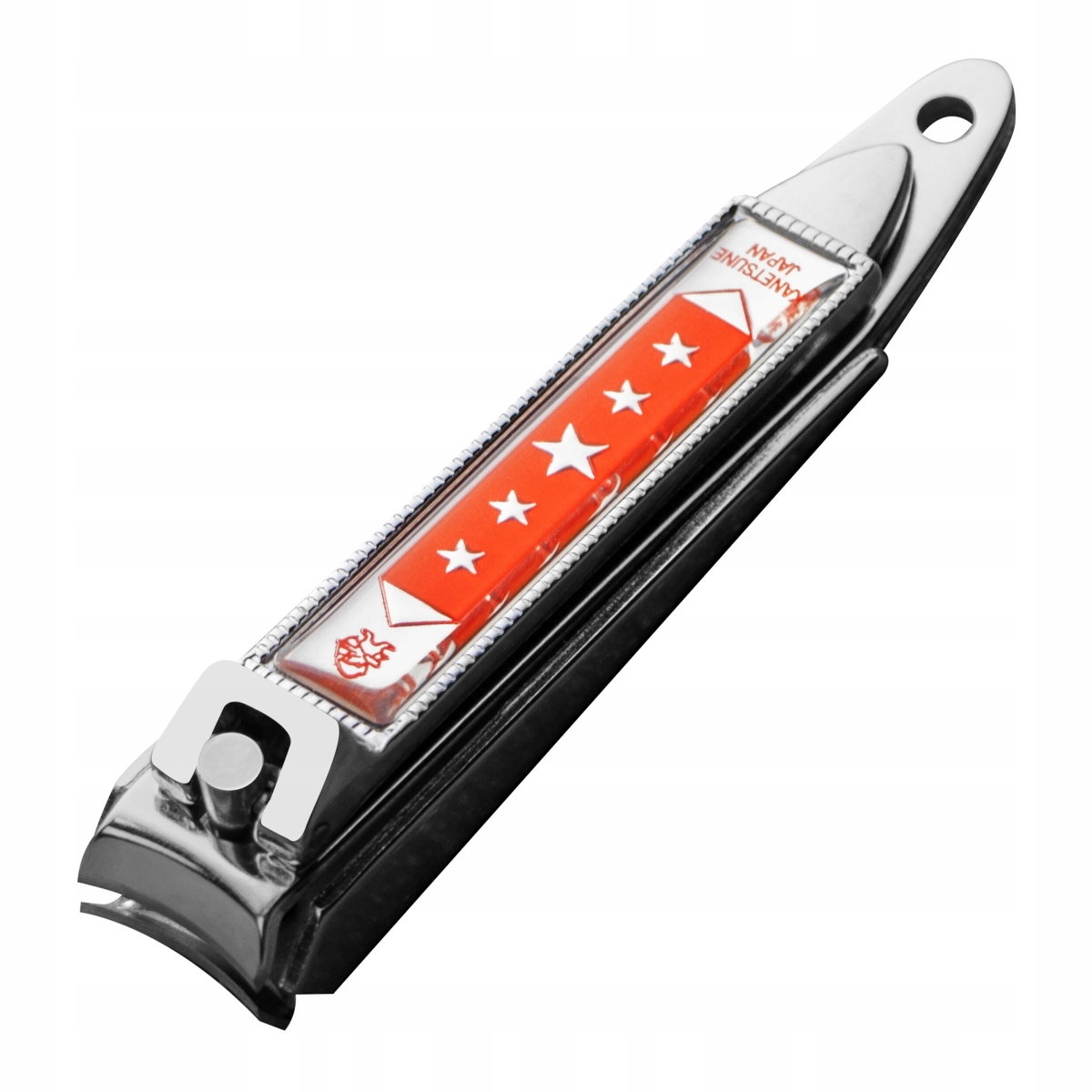 KAN-KC-051RD 2020 Nail Clipper with Five Stars, Red - Medium