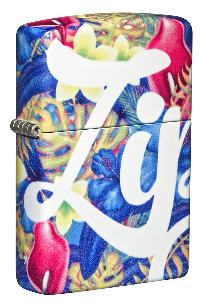 ZIP-49436 Floral Design Lighter